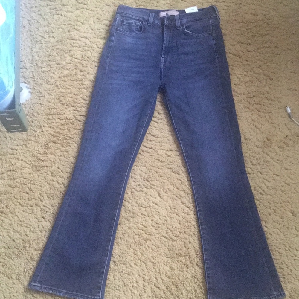 7 For All Mankind High Waist Slim Kick Jeans size 27
